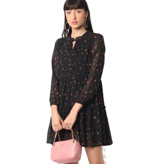 FIG Floral Print Tiered Dress at Rs.490
